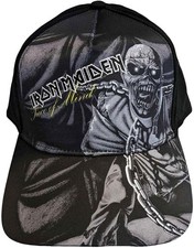 Authentic Iron Maiden Piece of Mind Greyscale Hat Adjustable NEW