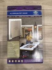 PetSafe White Aluminum Large Pet Door for Entry Door Installation
