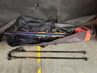 K2 Four 78 Snow Skis W Scott Poles & Rossignol Carry Bag