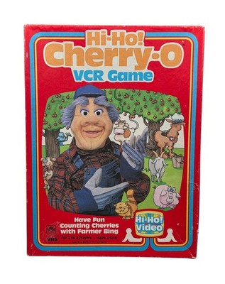 RARE Vintage Hi-Ho! Cherry-O VCR Board Game Complete (No