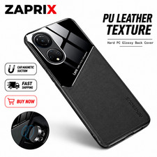 ZAPRIX PU Leather Magnetic Case For Honor 90 70 50 Lite Hard PC Shockproof Cover