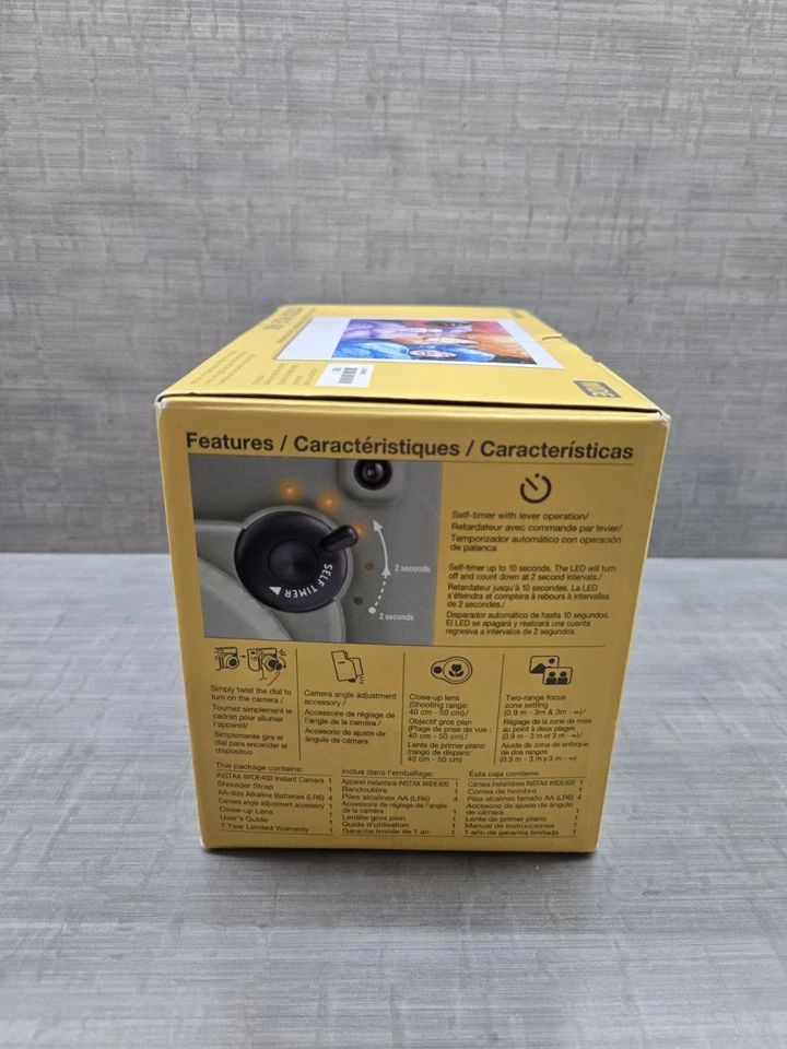FUJIFILM INSTAX WIDE 400 Instant Film Camera-BRAND NEW - Image 3 of 4