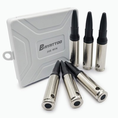 Bayattoo 308 Win Safety Practice Rounds Action Trainer Dummy Round Dry Black 