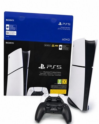 Sony PlayStation 5 Digital Edition PS5 825GB PAL CFI-2116 Weiß/Schwarz 4K