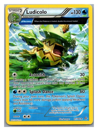 Ludicolo 37/160 | LP | Primal Clash | Pokemon - 2015
