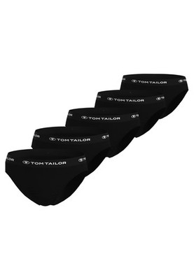 TOM TAILOR Slip Herren, Unterhose im 5er Pack, Single Jersey, Multipack