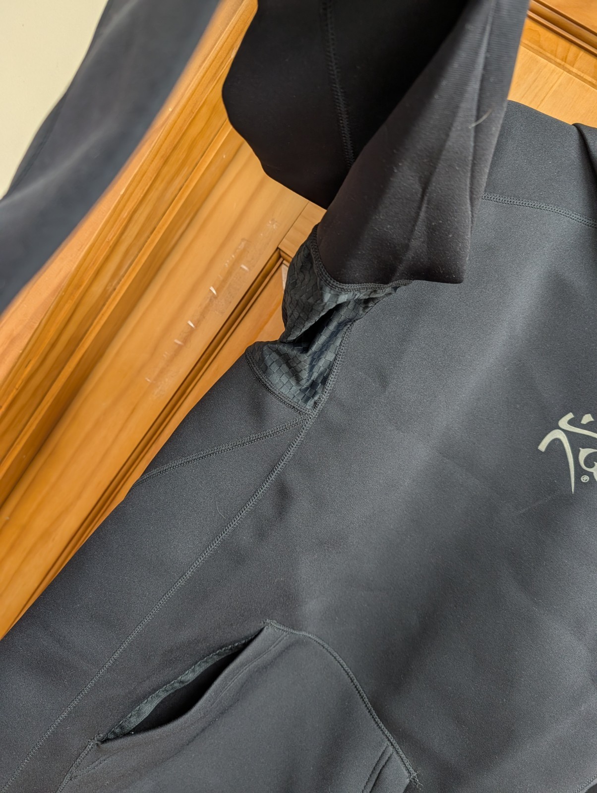 V3 Hoodie Kutting Weight Neoprene Nylon Black Size XL Pullover Unisex