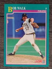 1991 Score #599 Bob Walk