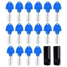 Tap Plug Brush 18 Pack for Draft  Plugs Cleaning Tap Rubber Stopper Plug6523