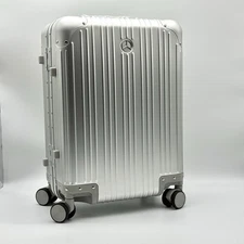 Mercedes-Benz Aluminum Carry-On Suitcase Premium Silver Cabin Luggage | OEM