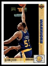 1991-92 Upper Deck Alton Lister Golden State Warriors #316