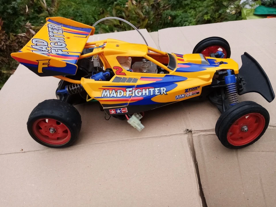 Tamiya Rennwagen- wohl 1:10 -Offroader Geländewagen (gut) Mad Fighter/Sandpiper? - Bild 3 von 4