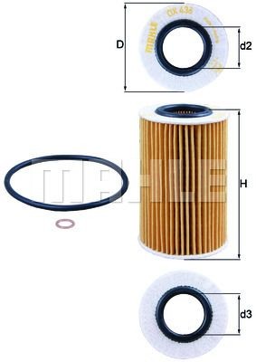 Mahle ÖLfilter FüR Hyundai KIA-image