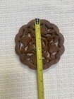 Hand Carved Shesham Wood Trivet Made In India — photo 2