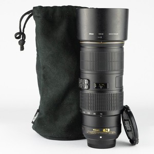 Nikon AF-S 70-200mm F4 VR G ED Lens with Hood & Caps 12 Month Warranty Good