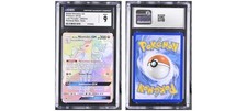 Alolan Ninetales GX 225/214 Rainbow Rare Secret Lost Thunder Pokemon CGC 9 Mint on eBay