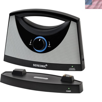 100ft Wireless Speaker for TV - Ideal Solution for Seniors & Hearing Impaired