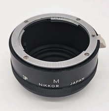Nikon Nikkor M Adaptor F Mount Made In Japan Black