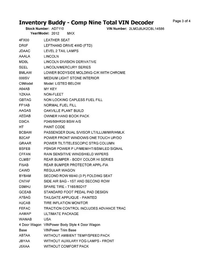 Used Rear Right Door Assembly Rear Side fits: 2012 Lincoln Mkx Rear Right Grade Foto 4 de 4