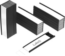 30 Pcs Magnetic C Channel Magnetic Labels Holders 3 X 0.8 Inch Toolbox Labels Wi