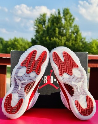 Nike Air Jordan 11 Cherry Red GS Size 7Y Gamma Black Bred UNC Max