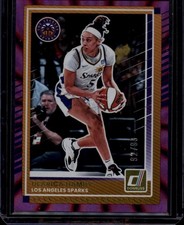 2025 Donruss WNBA #43 Dearica Hamby Purple Laser #/99