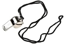 referee whistle 4 cm steel silver