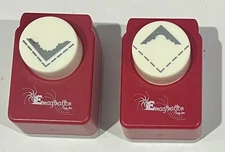 Set of 2 Scalloped Corner Hole Paper Punch Emagination Scrapbook Cards Craft