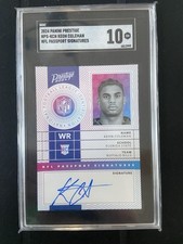 2024 Panini Prestige Keon Coleman NFL Passport Signature SGC 10