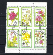   FLOWERS OF GUINEA ECUATORIAL  {6}    CANCEL   MALACO   1978