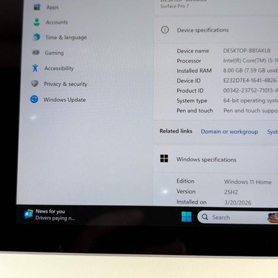 Microsoft Surface Pro 7 12.3 Microsoft Surface Pro 7 12.3