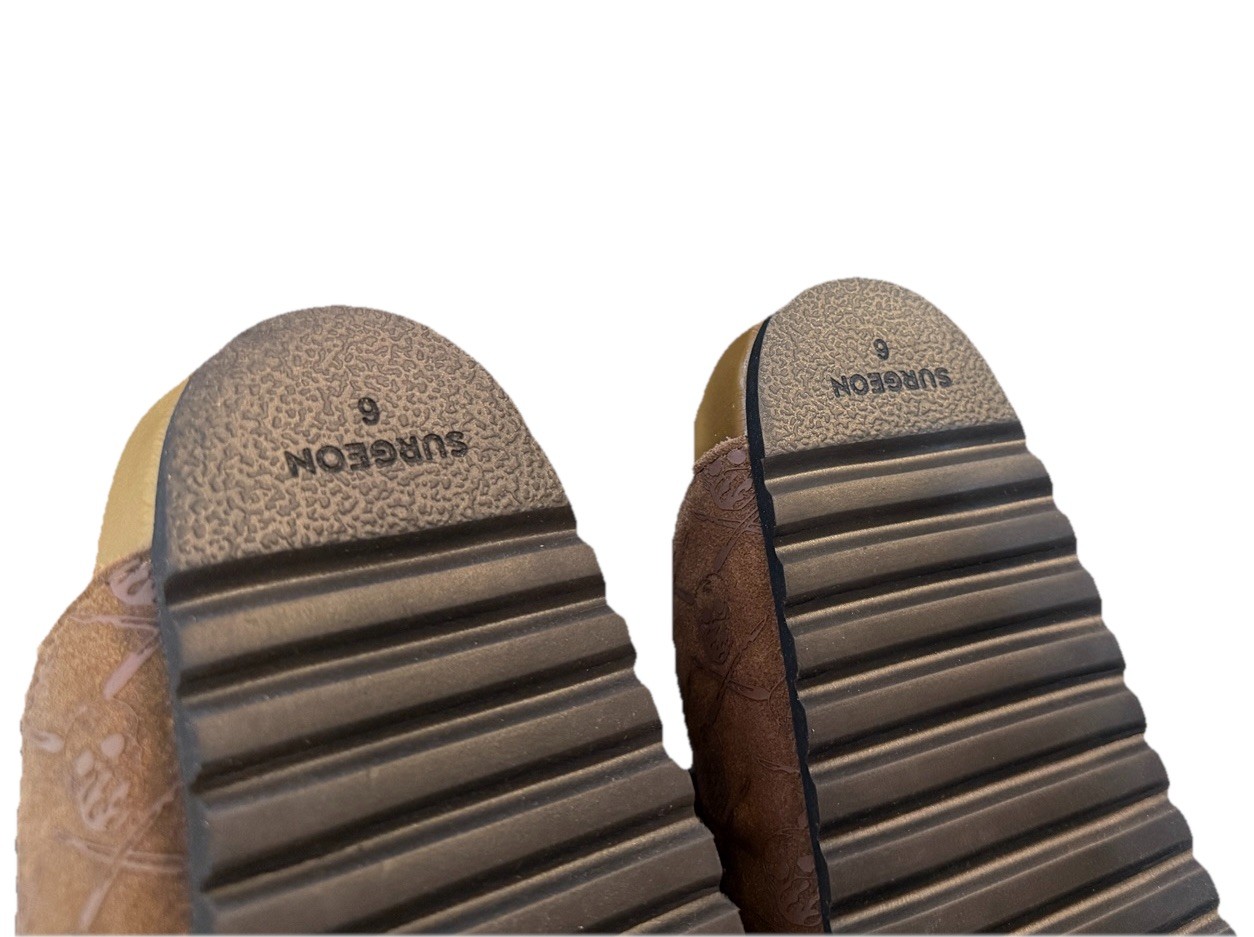 Shoe Surgeon Espresso Mules Brown Mens 6 Womens 7.5 Luxury Birkenstock Monogram image 8