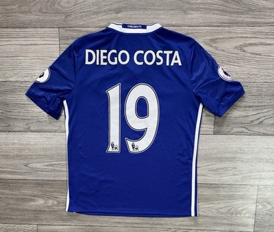 CHELSEA #19 Diego Costa 2016 HOME FOOTBALL JERSEY SOCCER SHIRT