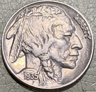 1935 Buffalo nickel nice original AU/UNC condition coin
