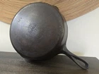 Vtg GRISWOLD No 9 Cast Iron Skillet Small Logo Erie PA 710 H - Super Clean