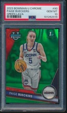 PSA 10 PAIGE BUECKERS 1st 2023 Bowman Chrome GREEN LAVA REFRACTOR/99 RC GEM MINT