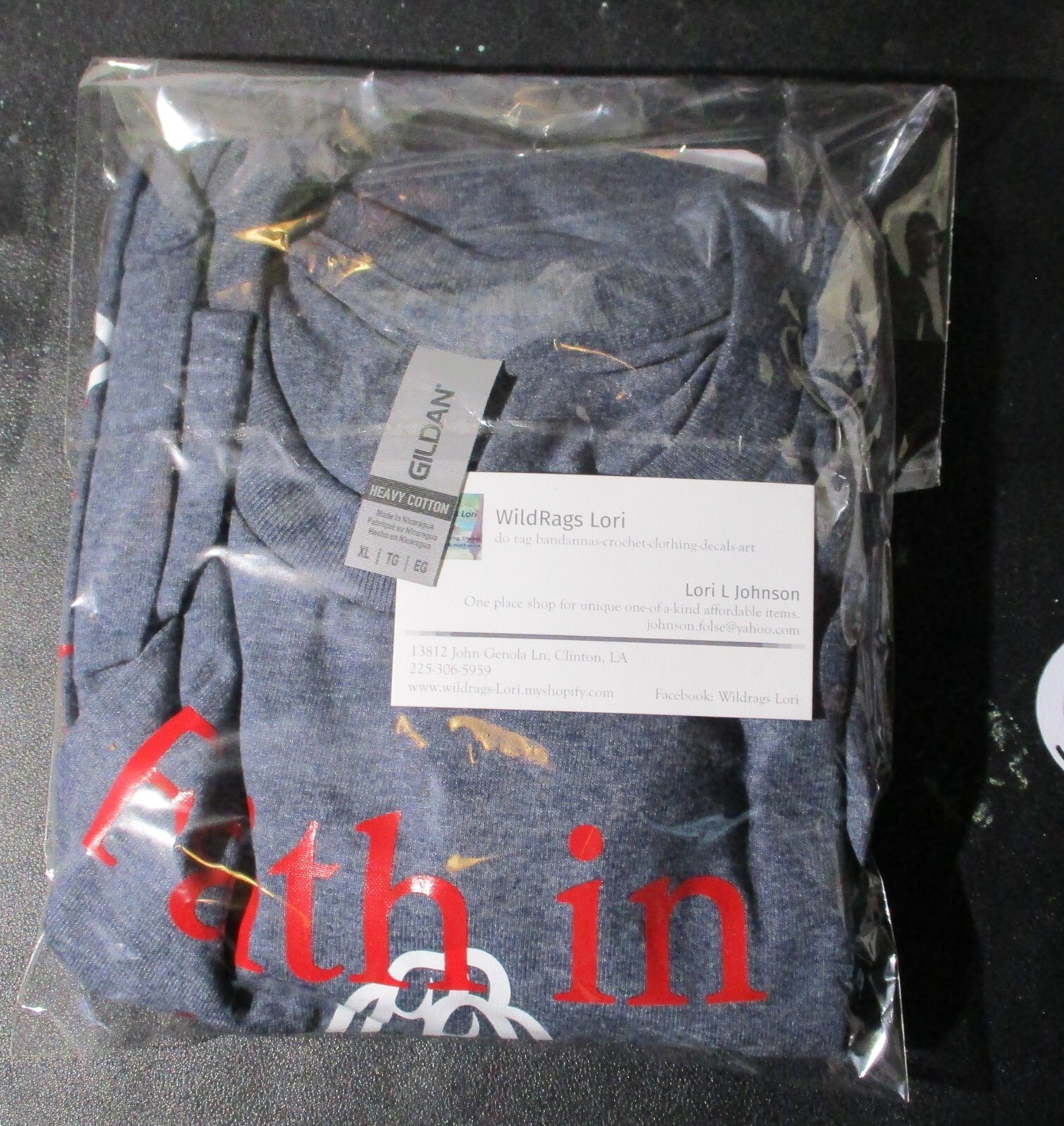 Adult Tshirt XL Faith in God includes faith in his timing Clothing Men