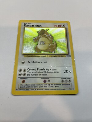 Pokémon TCG Kangaskhan Jungle 5/64 Holo 1st Edition Holo Rare MP