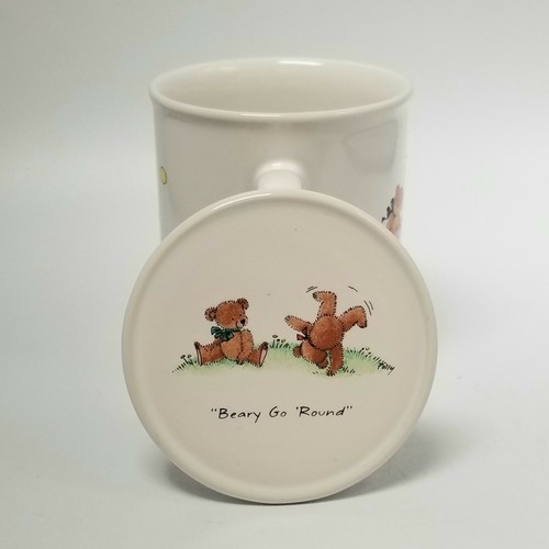 hallmark mug mates beary go round tea cup with lid vintage 1985 - Picture 4 of 12