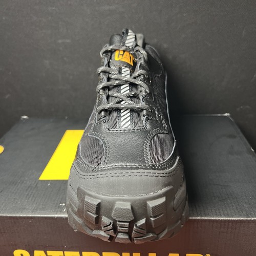 Zapato de trabajo Caterpillar para hombre, Invader punta de acero P91274 negro sintético y cuero - Imagen 4 de 8