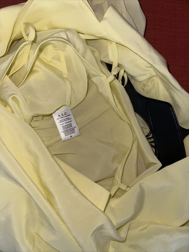 A.L.C. Diana long-sleeve silk bodysuit In Yellow 8 - 第 11/11 張圖片