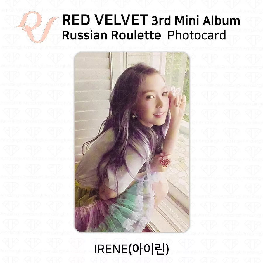 Red Velvet Russian Roulette (3rd Mini Album) Official Photocard Irene,Seulgi