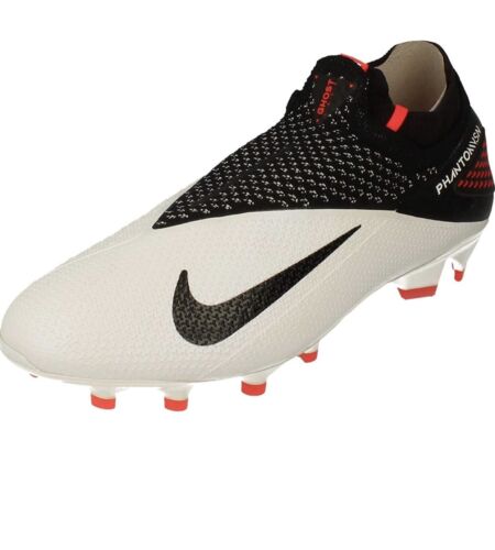 Nike Phantom Vision VSN 2 Elite DF FG Soccer Cleats CD4161-906 Size 13 White/Blk