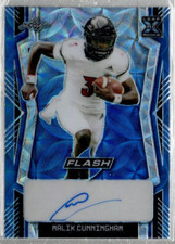 2022 Leaf Flash Kaleidoscope Blue #BAMC1 Malik Cunningham Auto /20