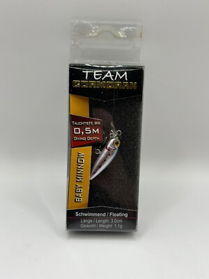 Team Cormoran Baby Minnow 3,0cm 1,1g Floating , Wobbler