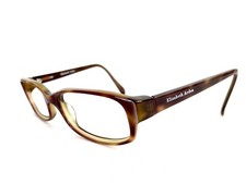Elizabeth Arden Brown Tortoise Rectangular Oval Glasses EA SUN 81-3 52 16 135