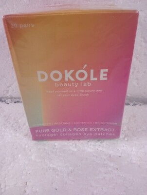 Dokole Beauty Lab Pure Gold& Rose Extract Hydragel Collagen Eye Patches