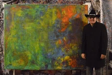 Mark Little, Original, ￼Profession￼al Painting 81” X 62”(6ft 9in)Abstract Modern