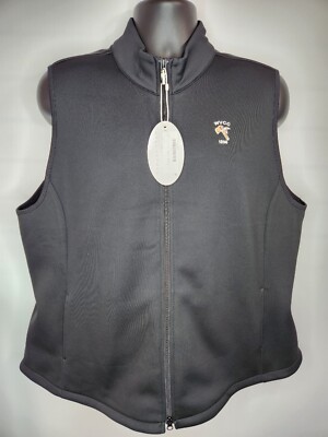 Greg Norman Vest Jacket Women's Size XXL Black Fleece Lined NWT