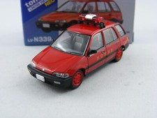 Honda Civic Shuttle Feuerwehr, Tomytec Tomica Limited Vint. Neo LV-N339a, 1/64